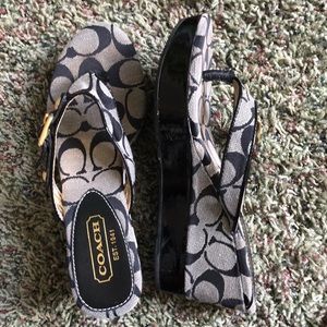 Beautiful Coach Flip Flop Heels